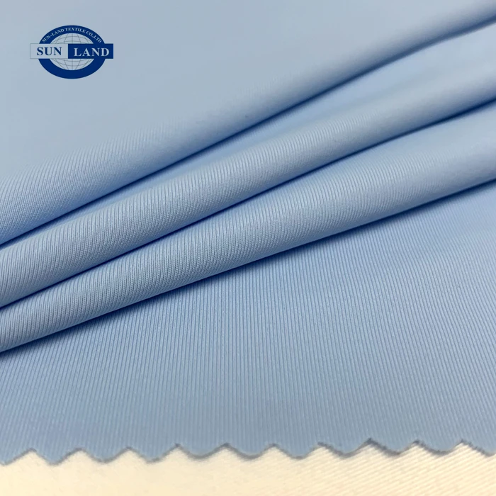 4 way stretch sportswear clothing underwear material 87% far infrared nylon 13% spandex circular knit single jersey fabric