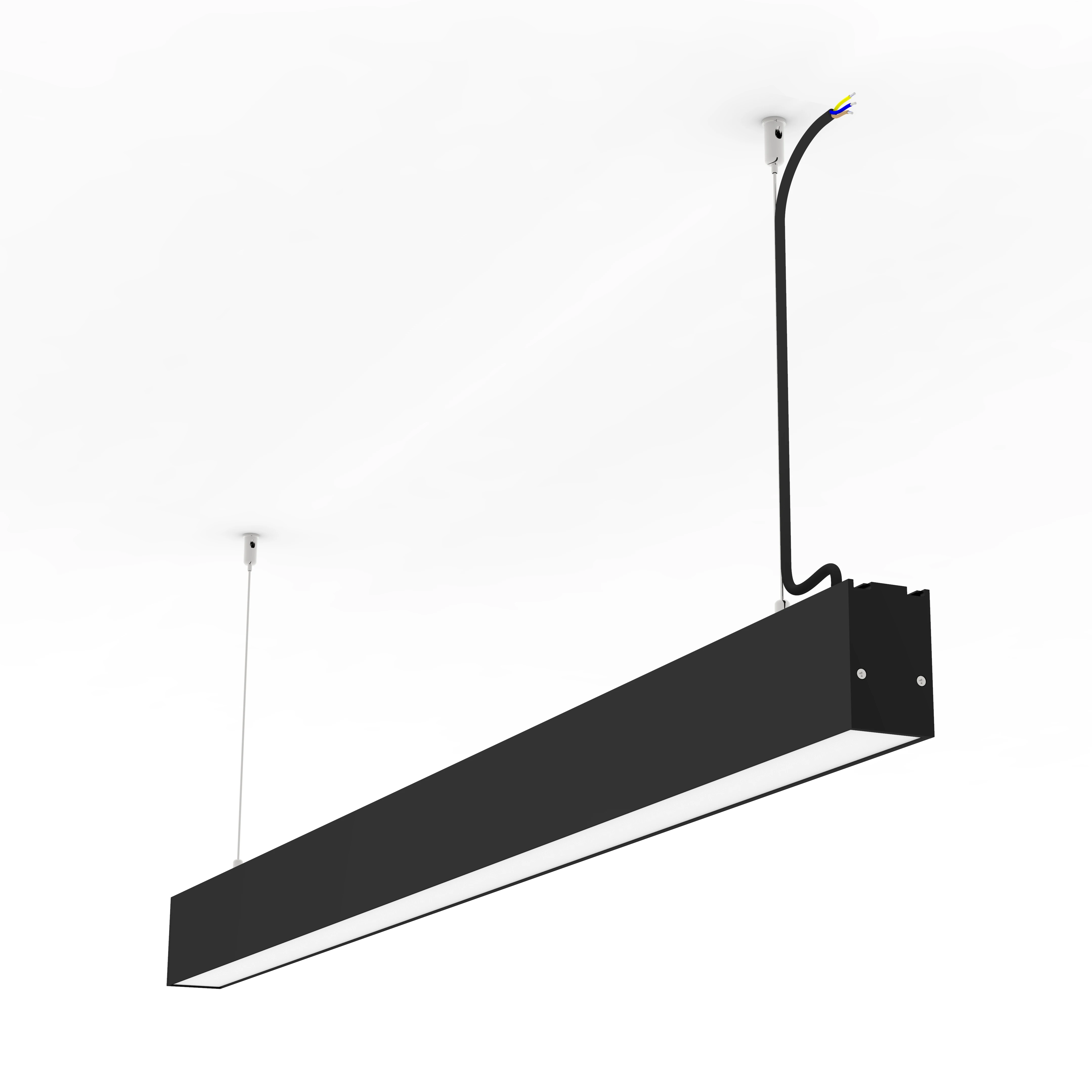 5080 Suspended Double Asymmetric Linear Led Lighting Fixture Led Channel Housing