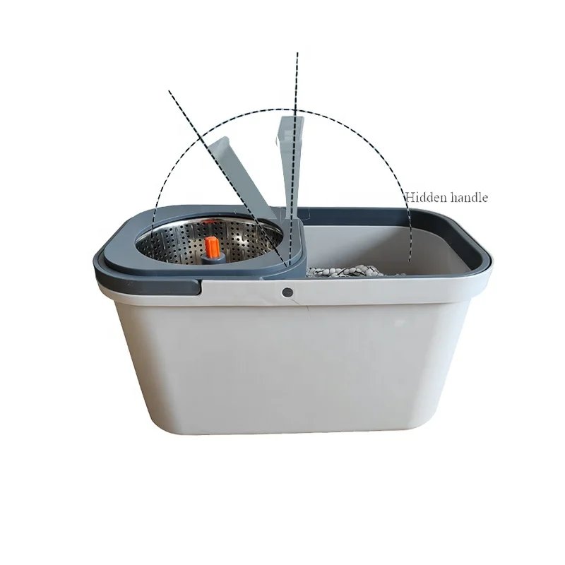 IMAXX  Factory  Direct Sell  HIgh quality Strong Smart 360 Spin Easy Mop with detachable Steel Basket for  Cleaning Floors