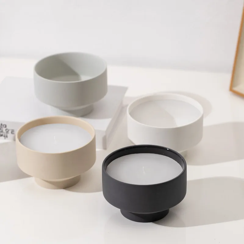 High Quality And Environmental Candle Jars Ceramic Vessels For Making