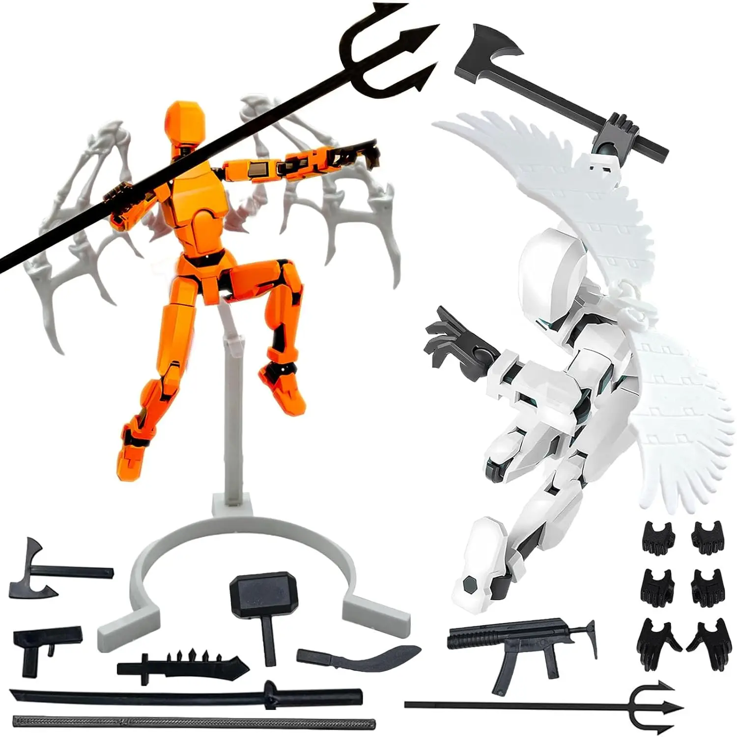 Custom Articulated 13 Robot Action Figure Dummy T13 Multi-jointed Movable 3d Printing for Kids Toys