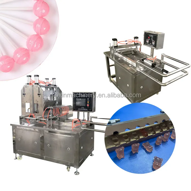 Moxin 3D lollipop Chocolate Sweet Make Cute Fruit Coconut Jelly Candy Mould Form Gummy Machine For Produce Candy