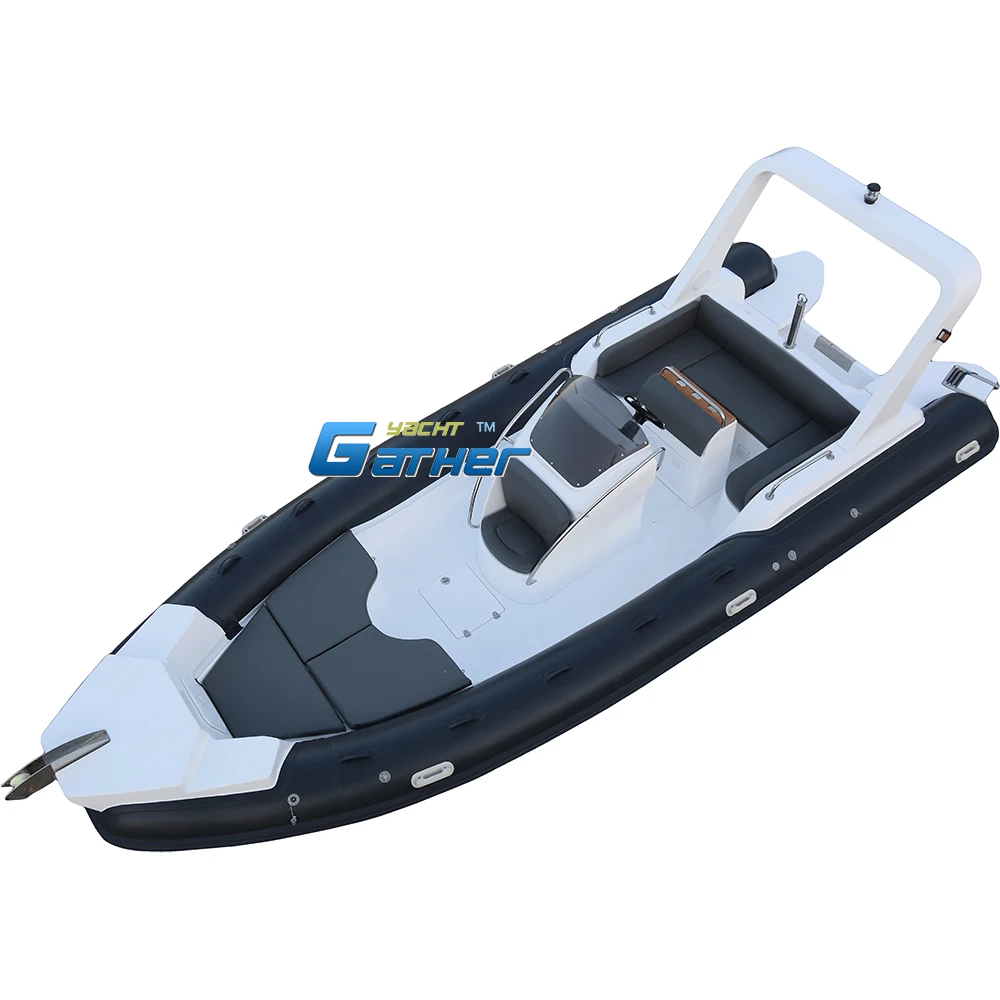 CE 7 1 м Rib700 лодка 23-футовая надувная из ПВХ или Hypalon класса люкс яхты для продажи