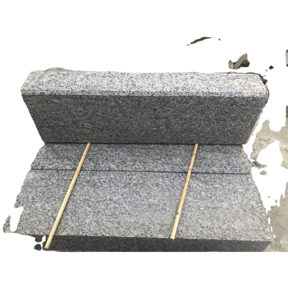 Wholesale Chinese Grey Price Border Road Granite Curb Stone Kerb Stone Granite Kerbstone G383 Granite Curbstone