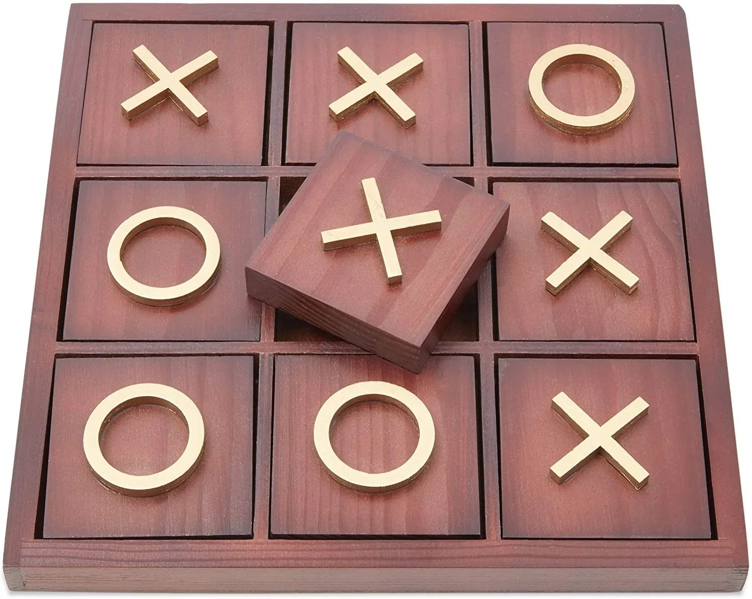 Casual Versus Board Game Wooden XO Chess Game Tic Tac Toe For Kids & Adult