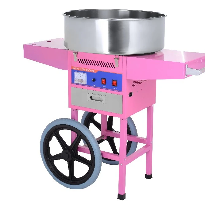 Chinese Hot Commercial Sugar manufacturing cheap automatic cotton candy floss machine for sale