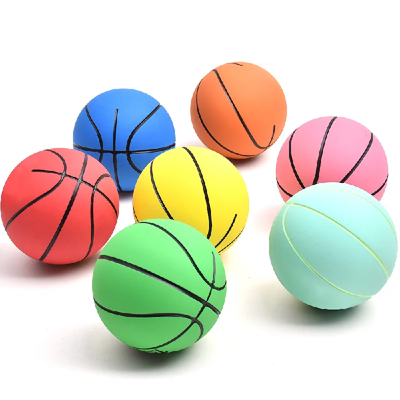Hot Sell Hollow Pink Rubber Hight Bouncing Ball 6cm Bounce Squash Ball mini Basketball Customs promotional Toys Wholesale