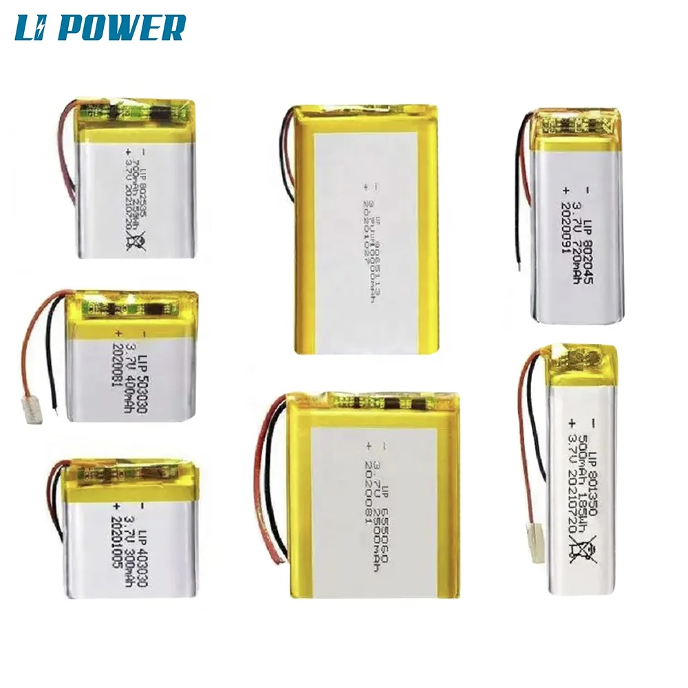 OEM ODM 3.7v 3.8V 1500Mah 1800Mah lithium-polymer batteries 2000Mah 3000Mah li-polymer battery