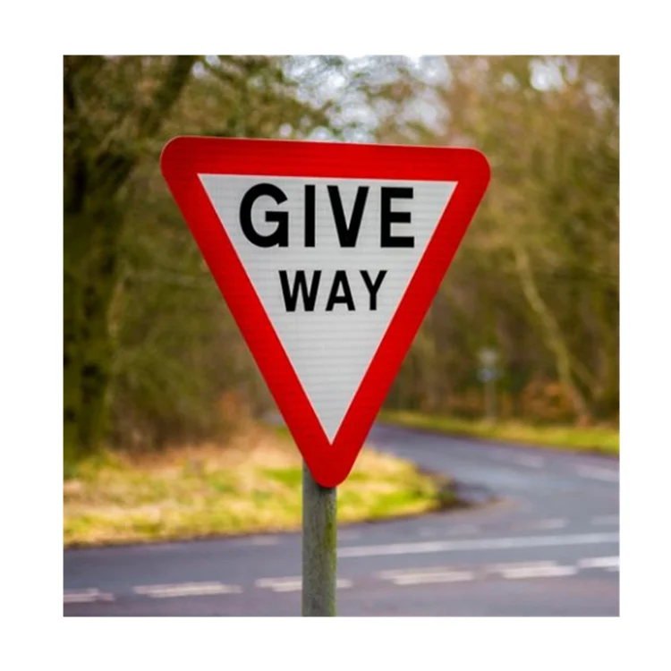 
Factory Triangle Aluminum Reflective Traffic Road Safety Sign 