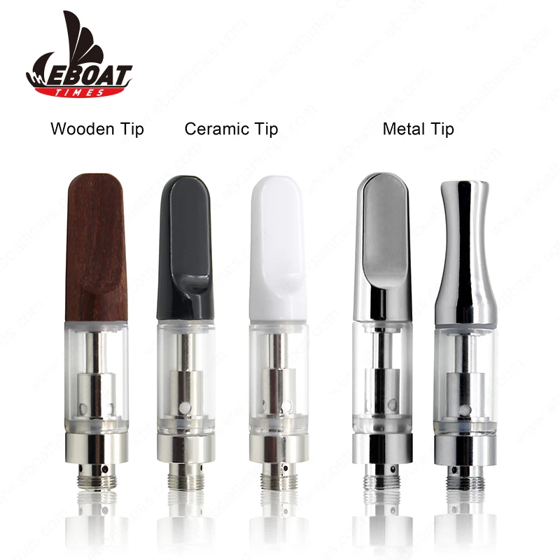 
Empty 0.5ml 1ml thick oil cartridge cbd 510 disposable vape pen cartridges 