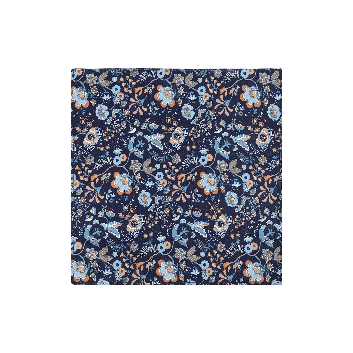 Custom Ziz Zag Stich Print Pocket Square 100% Polyester Custom Handkerchief for Mens Suit