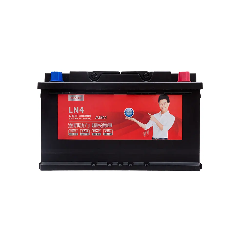 12 Volt LN4 6-QTF-80/12V80AH baterias auto For Mazda car Start-stop battery