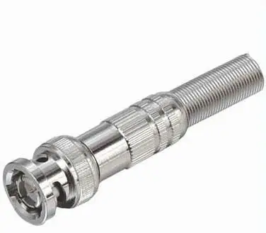 BNC Plug with long spring tail solder type in RF Connector for RG58 RG400 RG142 Coaxial Cable//