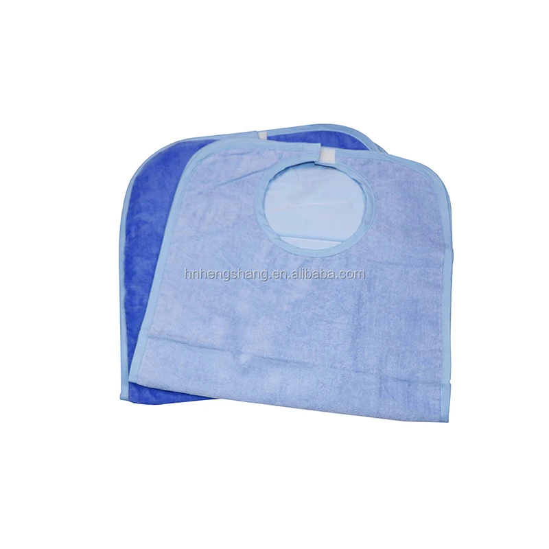 China Factory Repeatable Cleaning Bibs Adult Waterproof Adult Bib Washable
