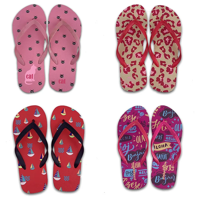 Blue Flip Flops Pink With Gems JingHong Xiuxian Tube Bouchon Flop Clip On For Taiwan Style Batik Men Whiteboarden