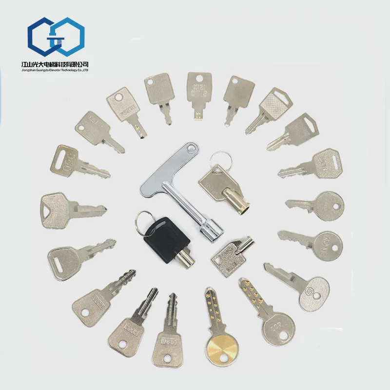 GD general LIFT PARTS Elevator Triangle Lock key Elevator Door key Lock Contact