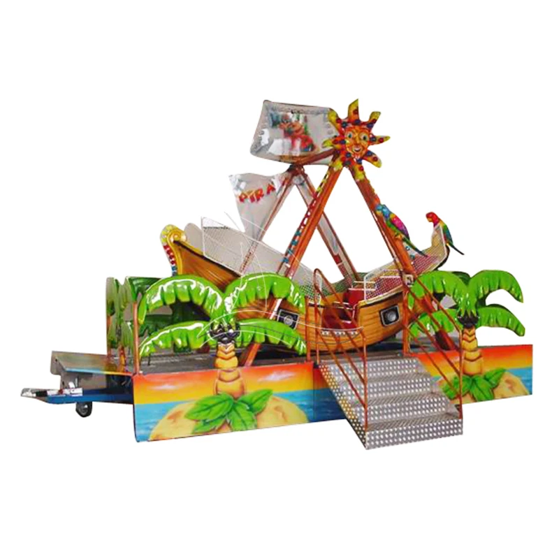 Theme Park Kids mini pirate ship ride