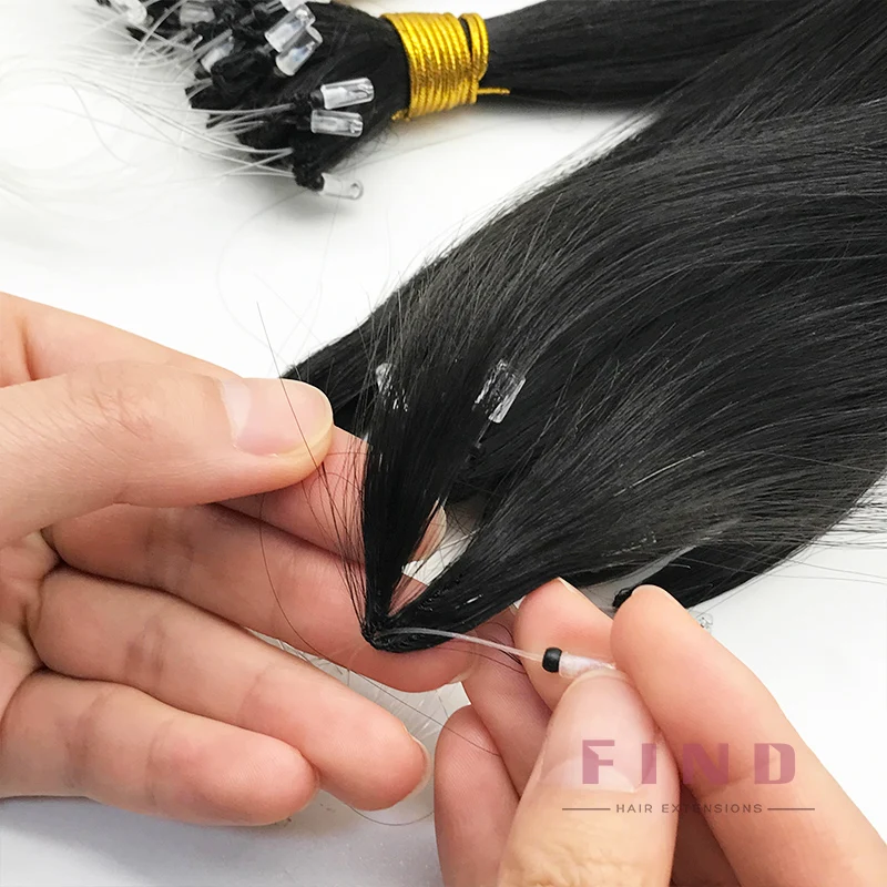 High Quality Russian Keratin Tip Hair Extension Double Drawn Natural Wave Style Machine Double Weft Made of Chinese Human Hair