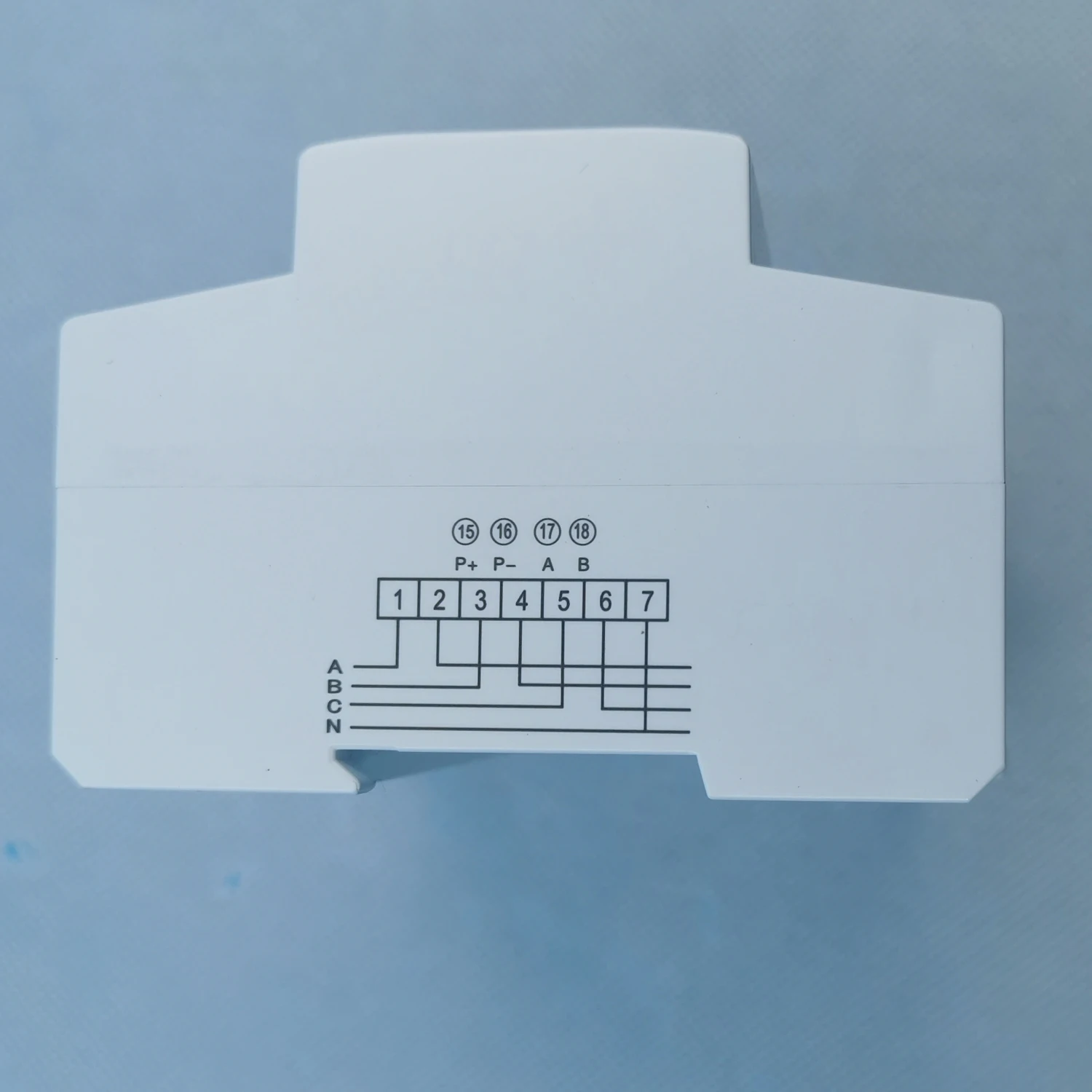 din rail mounting  App ON/OFF Control  three phase smart energy meter wifi with 380V 5(60)A