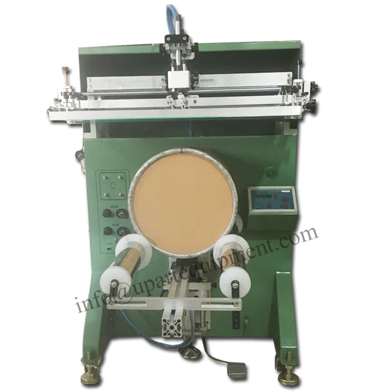 Automatic Barrel Silkscreen Printers Bucket Screen Printing Equipment Round Serigraphy Machines