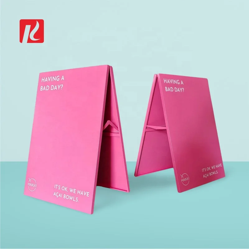 Kexian Custom Outdoor A-frame Metal Stand Custom Road Sign Ground Business Signs Advertising Board A Frame Sign