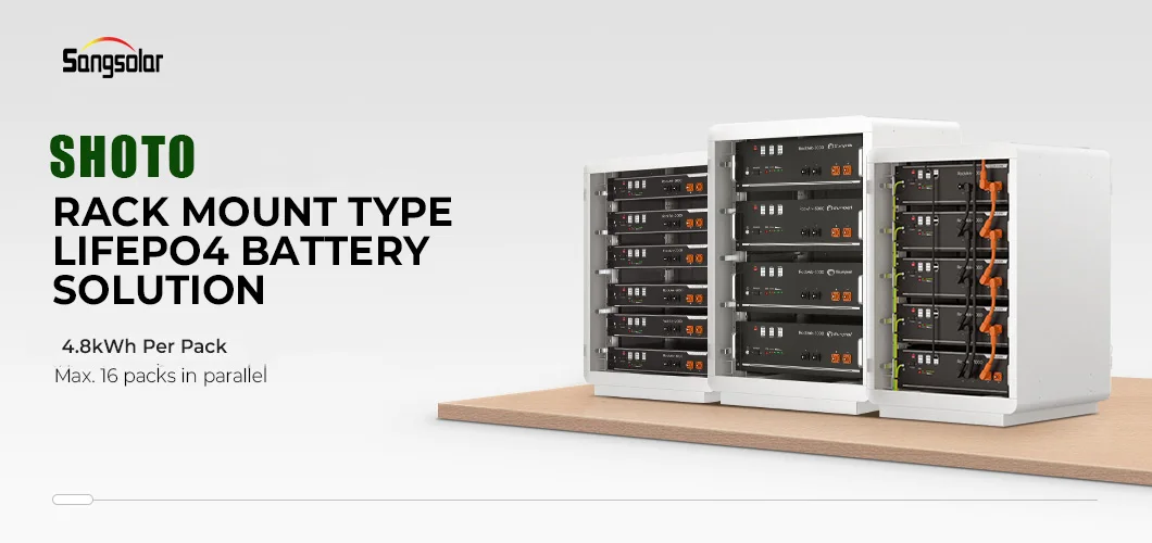 SANGSolar SDC10-Box5(15S) SDC10-Box5(16S) backup LiFe Battery Module Lithium-ion Battery 1kwh System for Energy storage