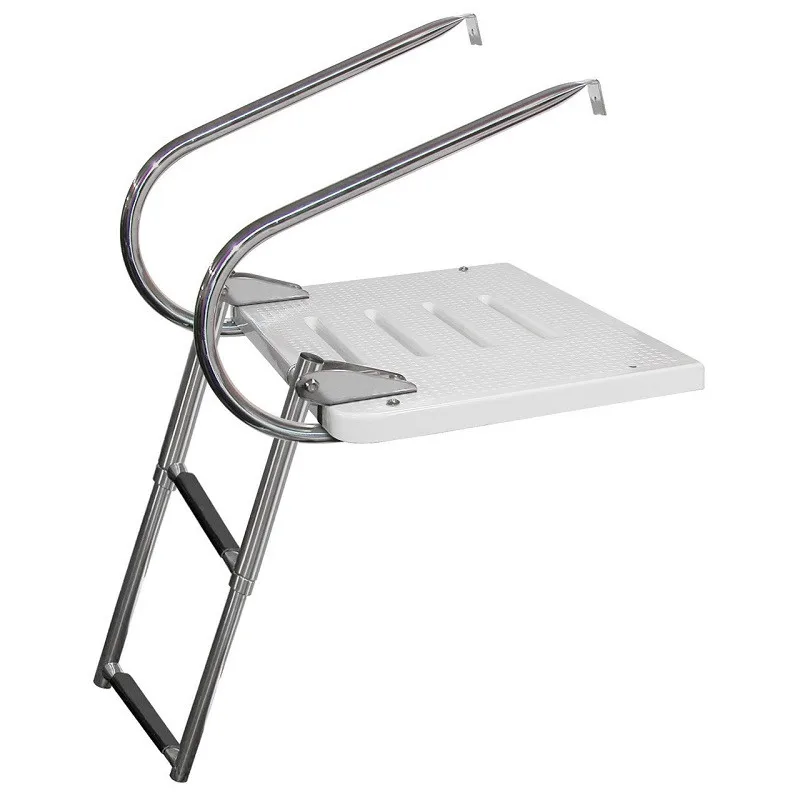 Marine Grape 304 Stainless Steel Folding Telescopic Boat Step Ladder Extension