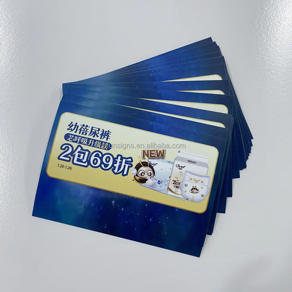 Custom Large Size CMYK Full Color Colorful Photo Prints Movie Music Business Advertising Poster Printing for Shop