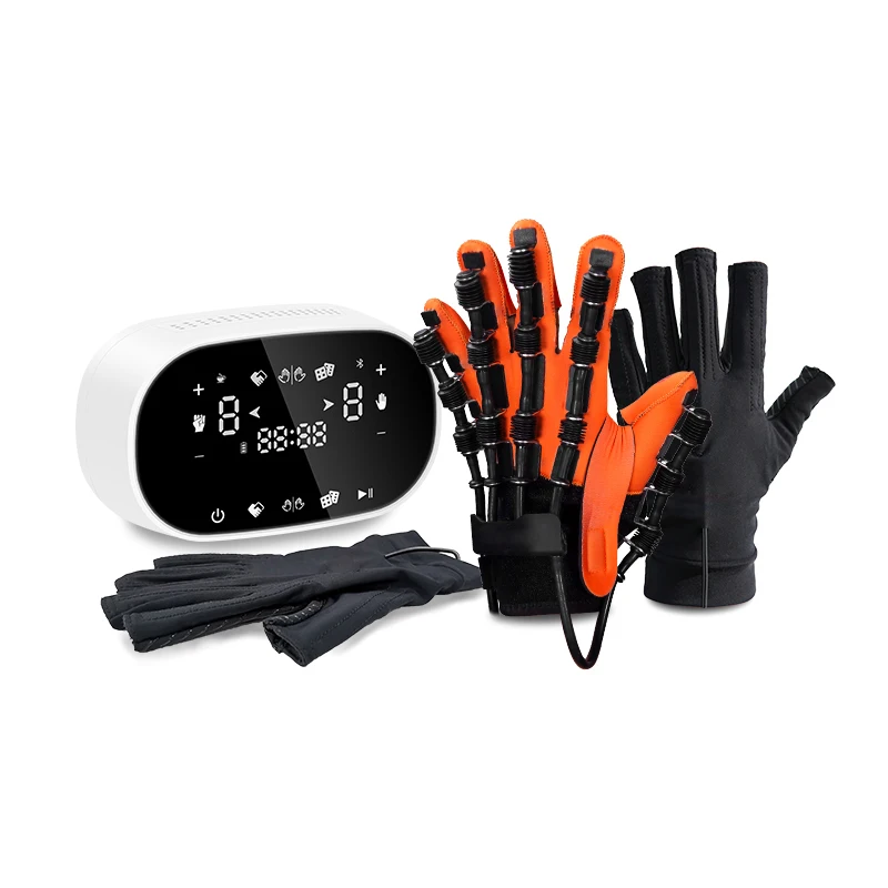 Hand dysfunction caused patient exercise rehabilitation robot glo-ve