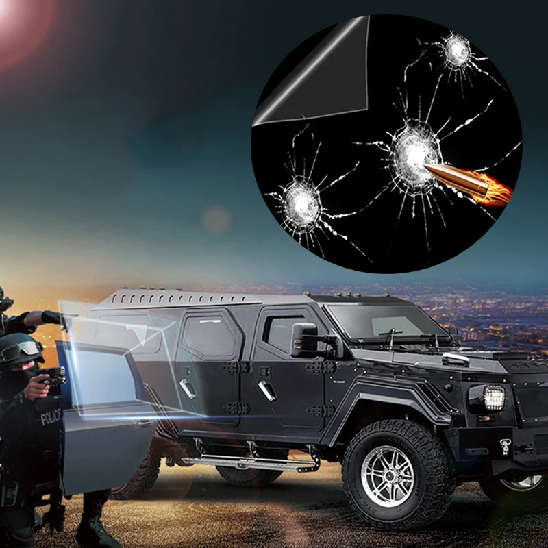 35% автомобильное окрашивание окна защита от разбивания 2 4 8 12 мил пуленепробиваемая защитная пленка пуленепробиваемая пленка для окна автомобиля