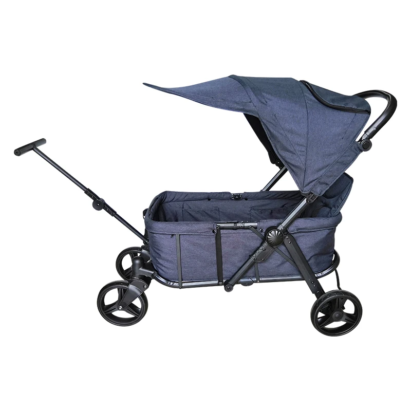 
Chinese new collection baby carrier EN approved baby trailer large capacity foldable baby twin stroller 