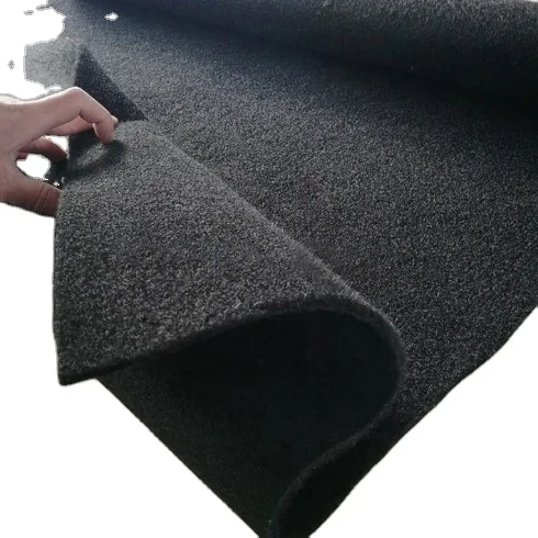Wholesale price car upholstery material needle punched nonwoven thermal bond felt fleece recycled for car upholstery