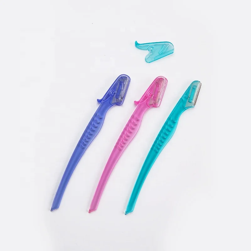 Pearl Max Low Price 3pcs eyebrow razor Professional Shaving Eyebrow Blade Eyebrow razor 3pcs facial razor