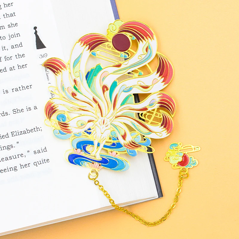 High Quality Cheap Price Bookmark Chinese Metal Customization Beautiful Tassel Custom Custom Magnetic Bookmark