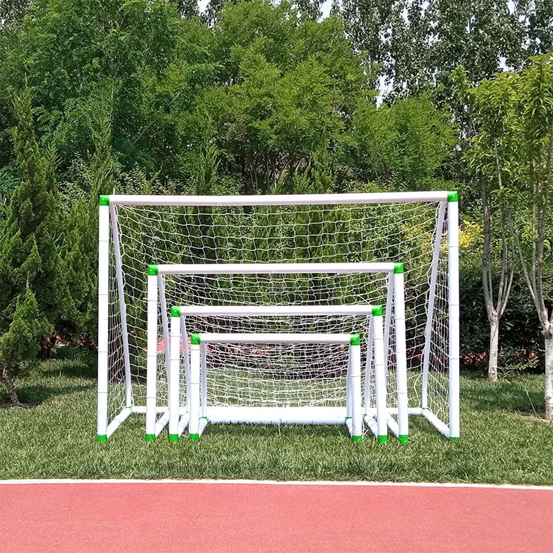High quality portable soccer goal nets football UPVC goals