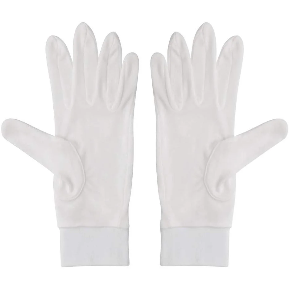 Легкая Зимняя перчатка из чистого шелка, перчатка с термоподкладкой