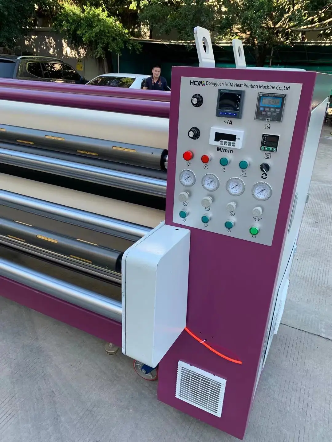 Sublimation Rotary Oil Calender Heat Press Machine Transfer