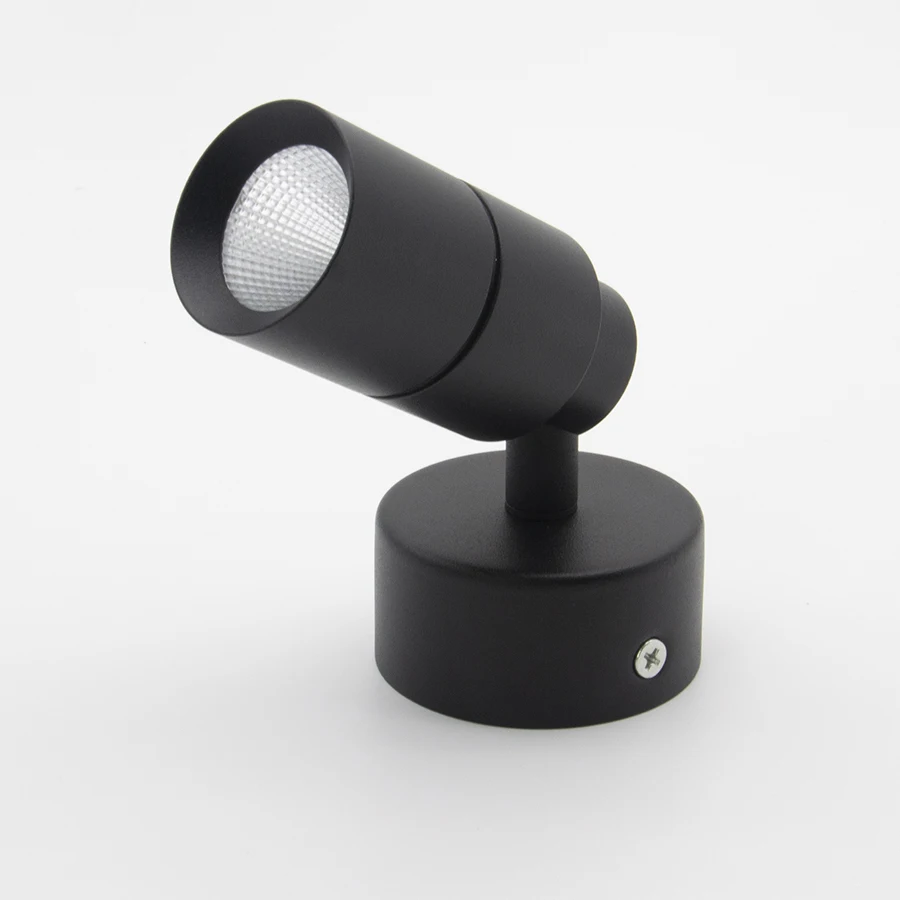 
LED Ceiling Spotlight Fixture 10W Surface Mounted Adjustable Wall Spot Lighting surface mounted spotlight housing parts 