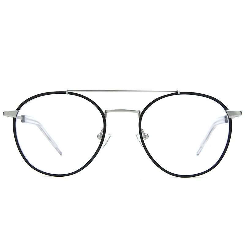 Wenzhou Shenzhen Supplier High end flexible vintage round acetate titanium optical frame glasses