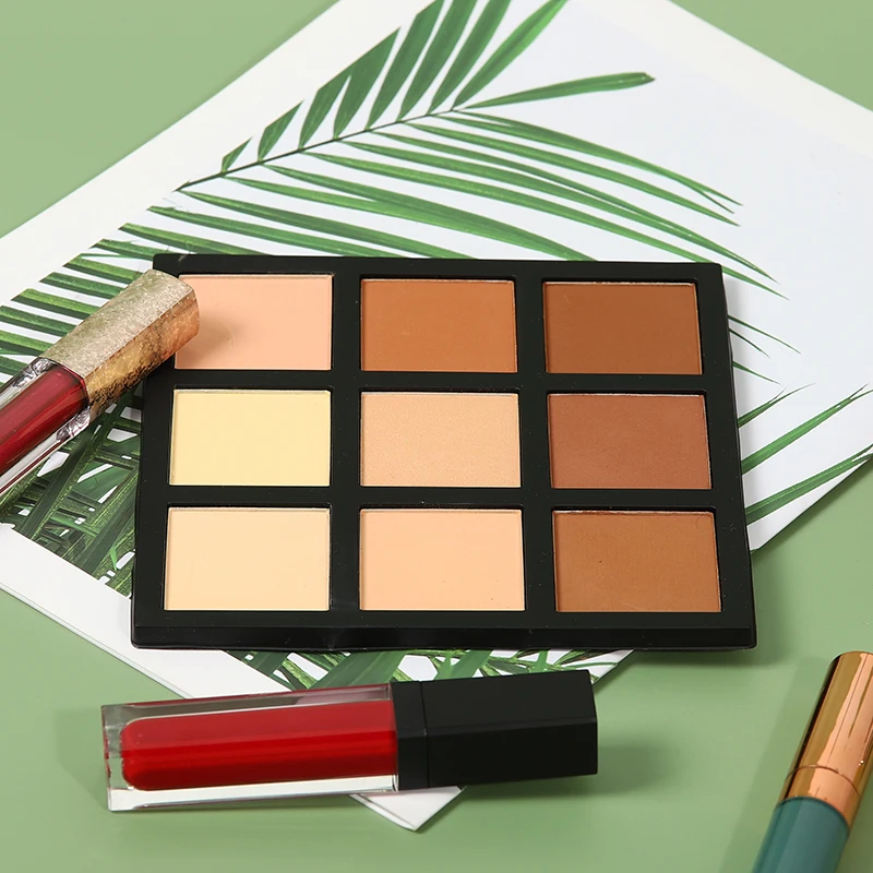 Matte face foundation powder makeup private label waterproof face powder palette