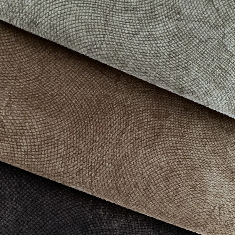 Cheap 100% polyester plain printed velvet waterproof fabrics for curtain and sofa