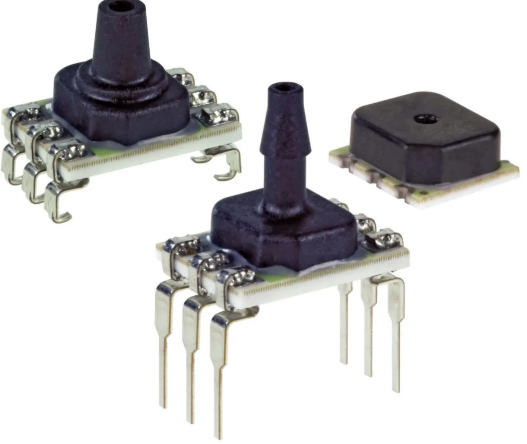 Board Mount Pressure Sensors DIP, Dual Rad Brblss Differential, 3.3V, Honey Well HSCDJJN100MDSA3