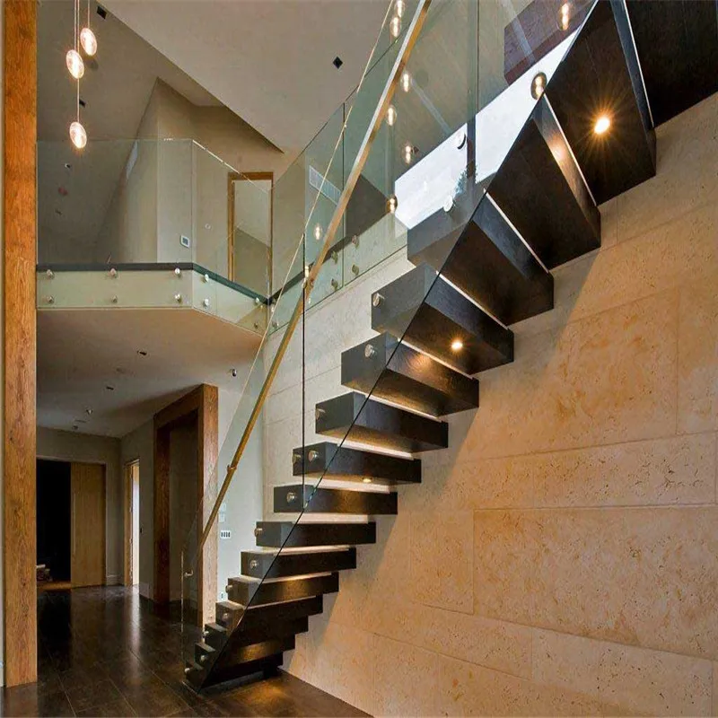 Glass railing studs glass panel railing aluminum crystal glass stair railing balusters