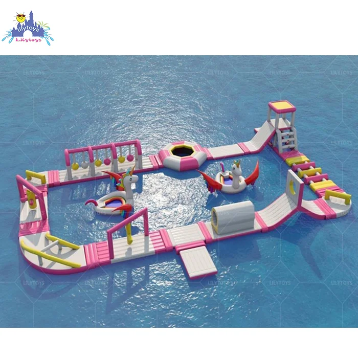 Lilytoys горячая Распродажа коммерческий поплавок для воды моря спортивное оборудование коммерческое море надувной плавающий аквапарк игры