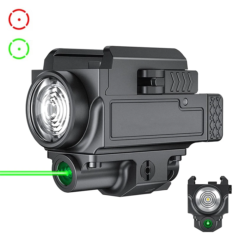 Mini Blue Laser Light Tactical 20mm Mount 800lumen Flashlight Combo