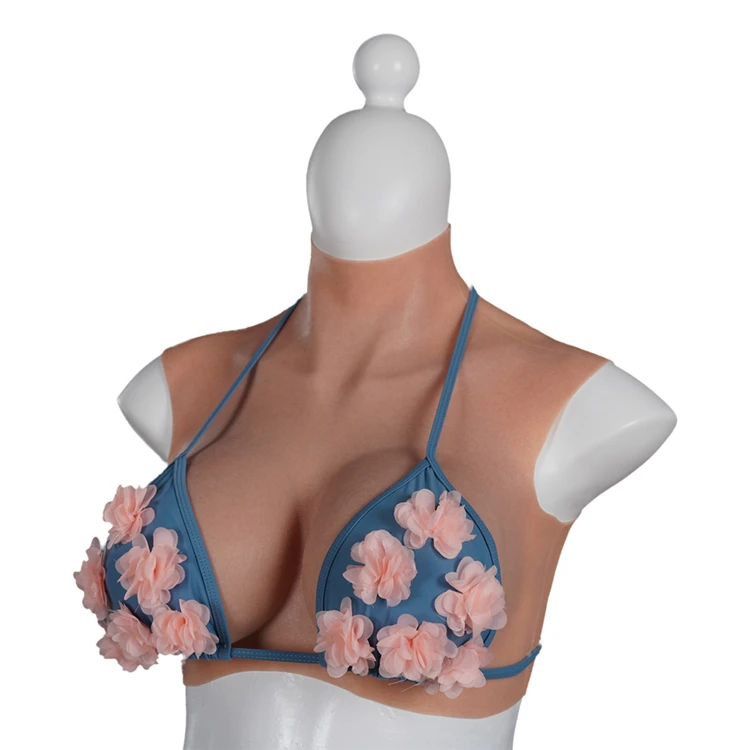 HG-4PBSTF transgenero crossdresser F cup fak boobs crossdresser bodysuit