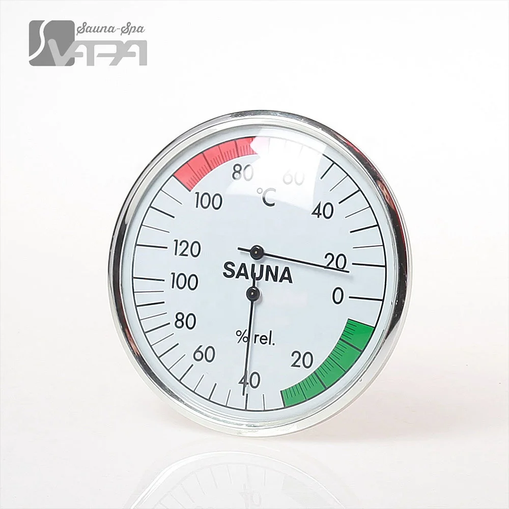 Vapasauna Direct manufacturer High Quality  Plastic Thermometer meter DIA.12*2CM sauna kits