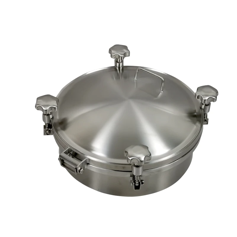  Sanitary Food Grade Stainless Steel Cover Tank Pressure Manway