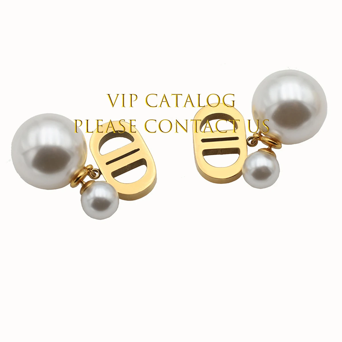 Designer Jewelry High Quality Gold Plated Stainless Steel S925 Sterling Silver Pearl Luxury Famous Brands Earrings