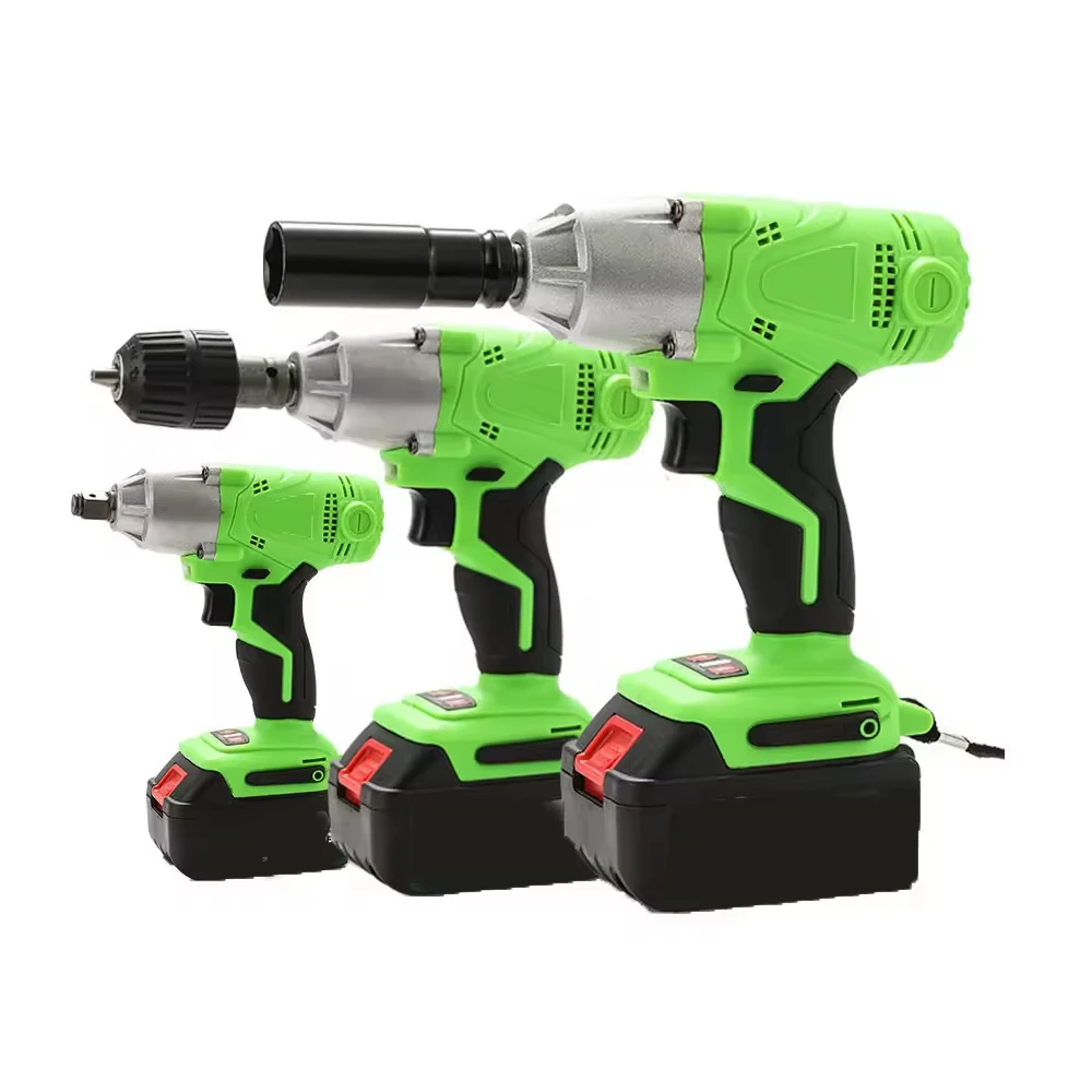 Brushless 21V Double Speed Electric Cordless Brushless Impact Wrench with 320Nm